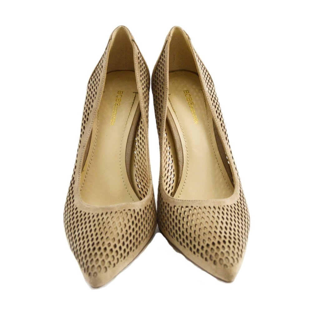 BcBgeneration Leather Lazor Cut Heels #100-42 - Picture 2 of 5